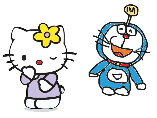 hoa-si-nhi/xem-tranh/218995/doraemon-va-hello-kitty.html