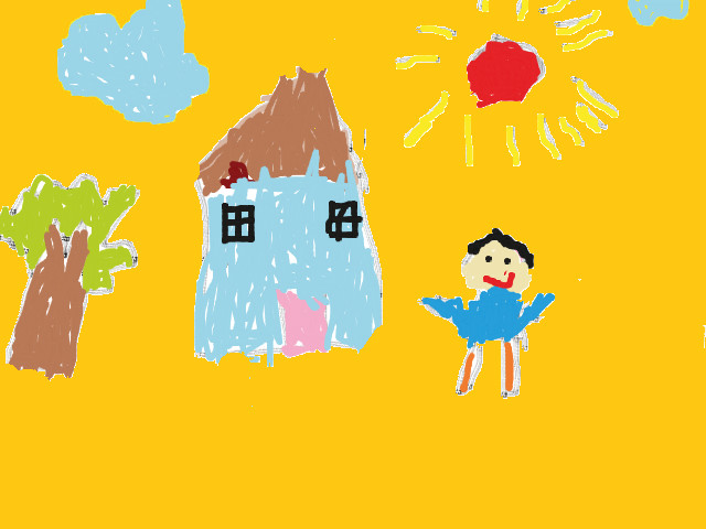 hoa-si-nhi/xem-tranh/219861/ngoi-nha-than-yeu.html