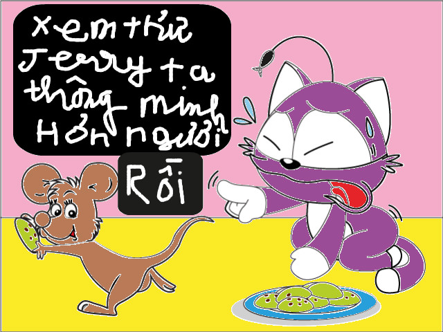 hoa-si-nhi/xem-tranh/220470/Chuot-tha-banh-cua-Meo-Meo.html