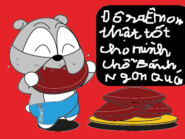 hoa-si-nhi/xem-tranh/220472/Doraemon-gui-banh-ve-cho-Bun.html
