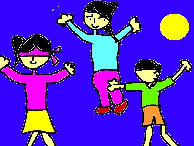 hoa-si-nhi/xem-tranh/220716/Tro-choi-bit-mat-bat-de-that-vui.html