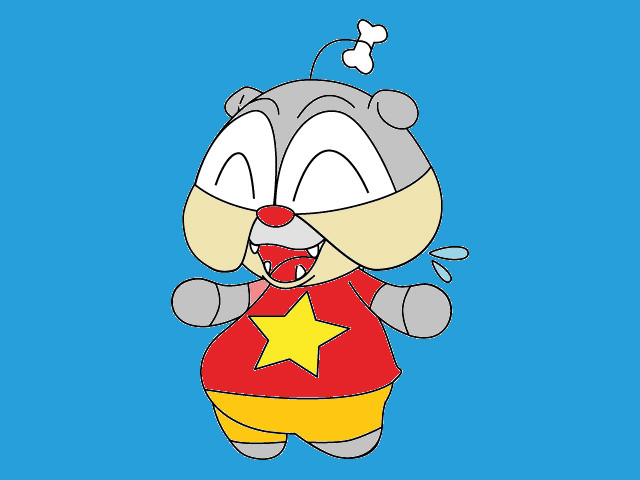 hoa-si-nhi/xem-tranh/220912/cho-Bun-co-ao-moi.html