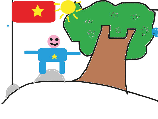 hoa-si-nhi/xem-tranh/221378/Goc-cay-xanh.html