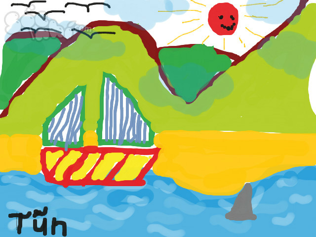 hoa-si-nhi/xem-tranh/221511/Bien-cua-em.html