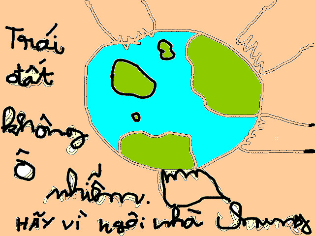 hoa-si-nhi/xem-tranh/22228/trai-dat-khong-o-nhiem.html