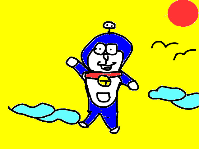 hoa-si-nhi/xem-tranh/222440/Doraemon-cuoi-chong-chong-tre.html