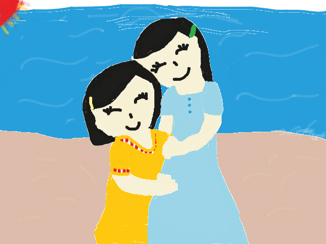 hoa-si-nhi/xem-tranh/222533/Hai-chi-em.html
