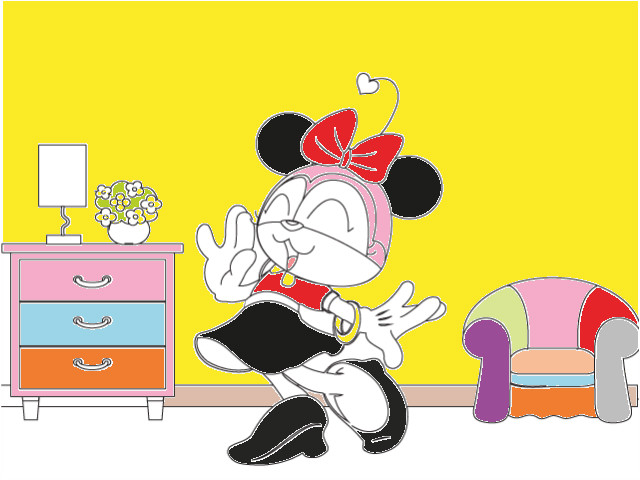 hoa-si-nhi/xem-tranh/222652/Soc-Ut-dong-vai-Minnie.html