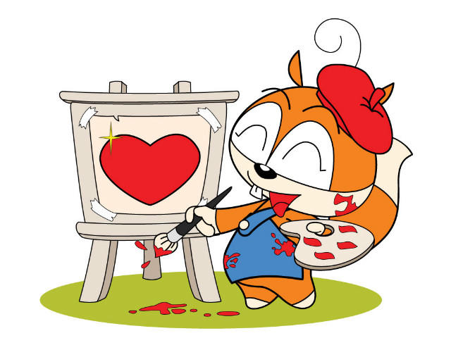 hoa-si-nhi/xem-tranh/222745/valentine.html