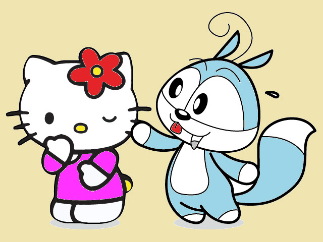 hoa-si-nhi/xem-tranh/224023/lam-ban-cua-to-nhe-Kitty.html