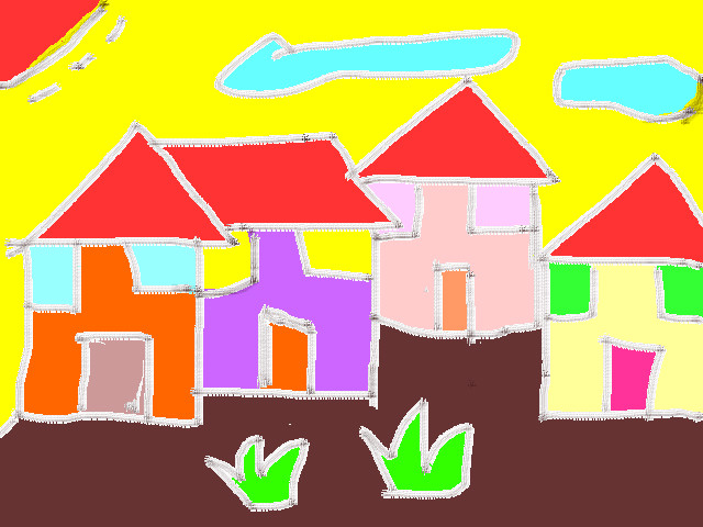 hoa-si-nhi/xem-tranh/22497/nhung-ngoi-nha-du-mau.html