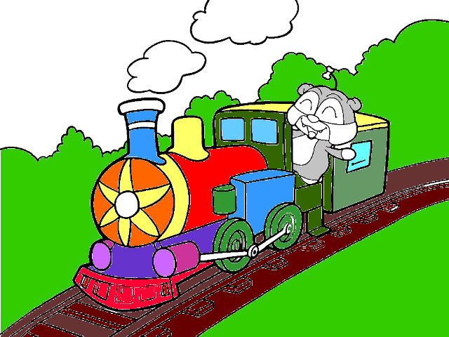 hoa-si-nhi/xem-tranh/225782/cho-bun-tren-tau-hoa.html