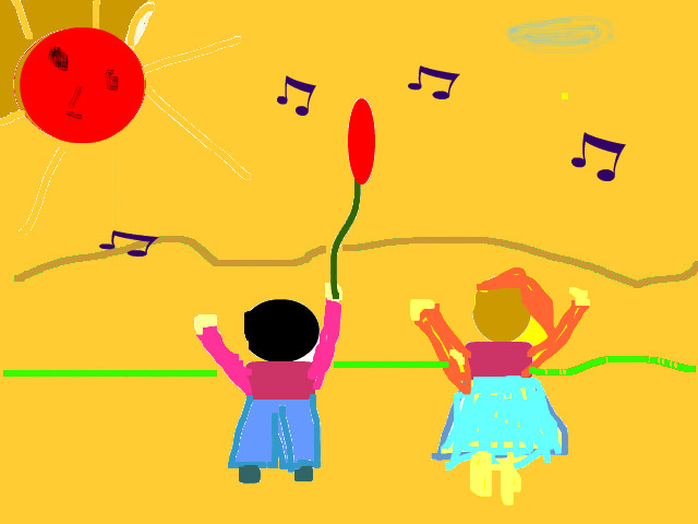 hoa-si-nhi/xem-tranh/22614/khuc-hat-mat-troi.html