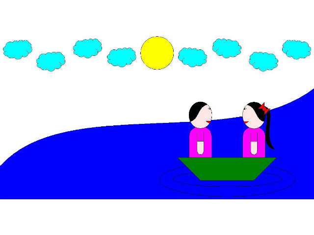 hoa-si-nhi/xem-tranh/226347/Di-thuyen.html