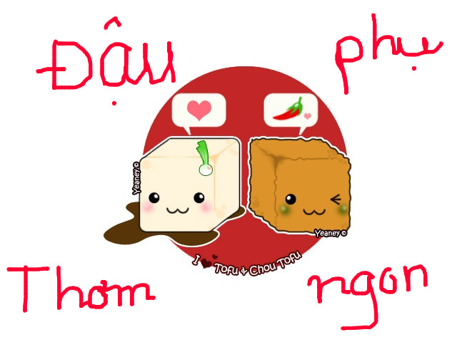 hoa-si-nhi/xem-tranh/22663/dau-phu-thom-ngon.html