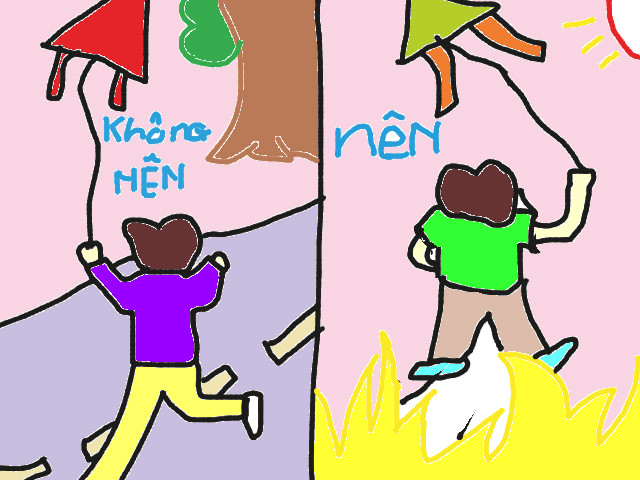 hoa-si-nhi/xem-tranh/228475/Tha-dieu-noi-an-toan.html