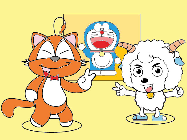 hoa-si-nhi/xem-tranh/229096/Meo-Meo-va-Cuu-vui-ve.html