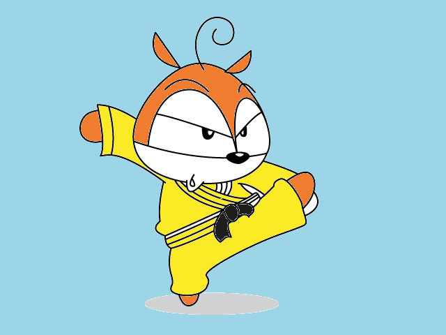 hoa-si-nhi/xem-tranh/229728/Soc-Nhi-tap-kungfu.html