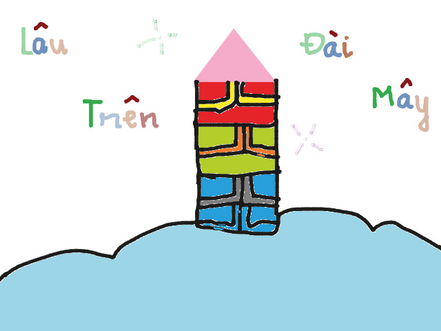 hoa-si-nhi/xem-tranh/231139/Lau-dai-tren-may.html