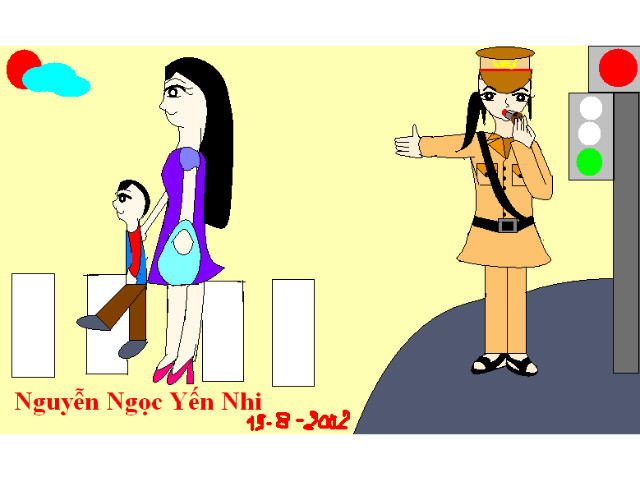 hoa-si-nhi/xem-tranh/231535/Hiep-si-chi-huy-duong-pho.html