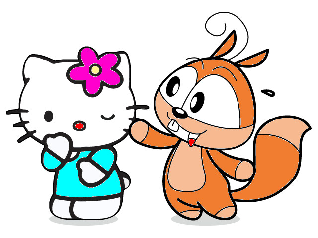hoa-si-nhi/xem-tranh/232505/Soc-Nhi-va-meo-Kitty.html