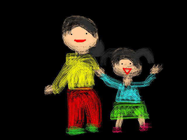 hoa-si-nhi/xem-tranh/23281/Me-va-con.html