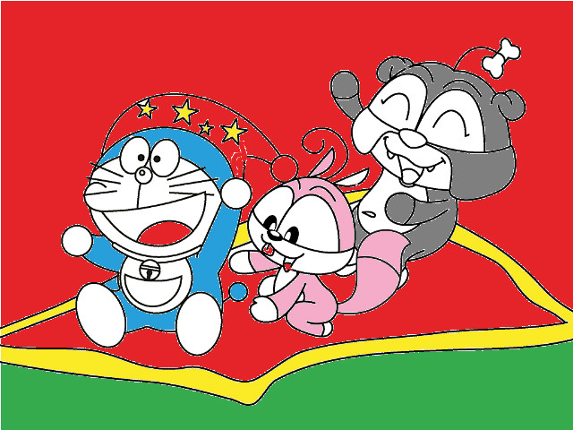 hoa-si-nhi/xem-tranh/234159/Doraemon-and-friends.html