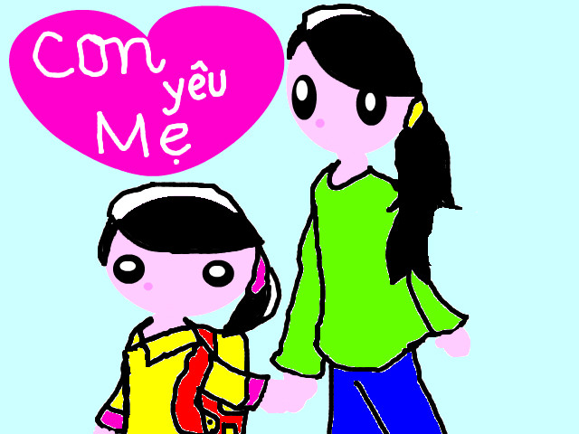 hoa-si-nhi/xem-tranh/23523/me-chi-co-mot-tren-doi.html