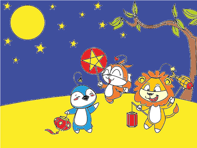 hoa-si-nhi/xem-tranh/235300/Ruoc-den-Trung-Thu.html