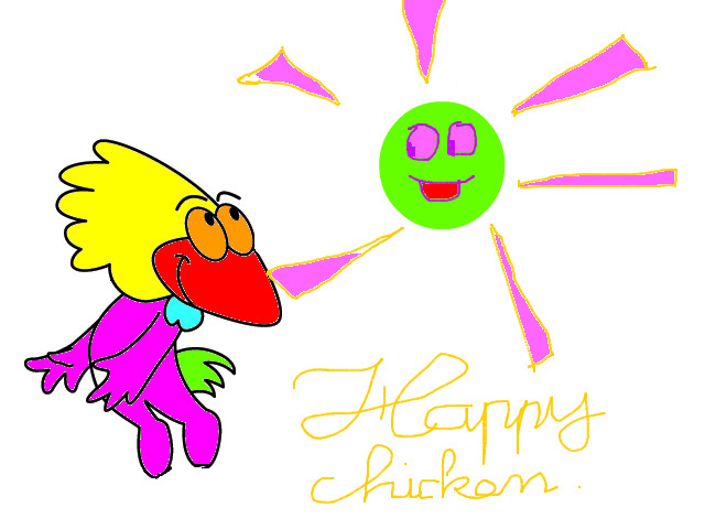 hoa-si-nhi/xem-tranh/36689/The-angie-next-to-the-Happy_Chicken.html