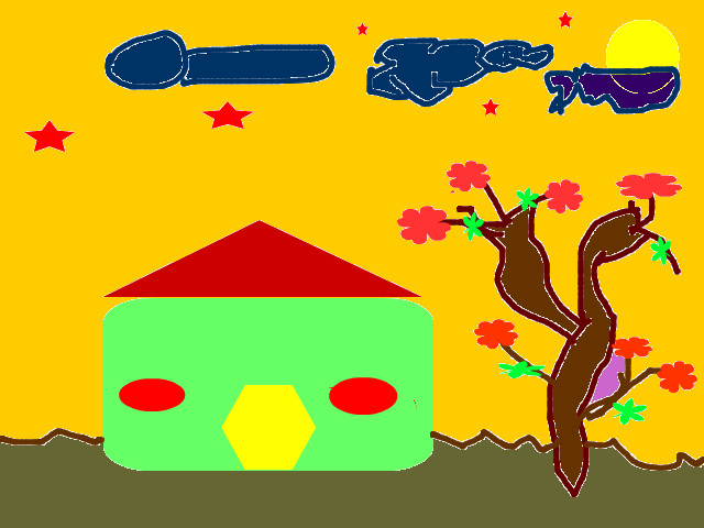 hoa-si-nhi/xem-tranh/38323/Ngoi-nha-binh-yen.html