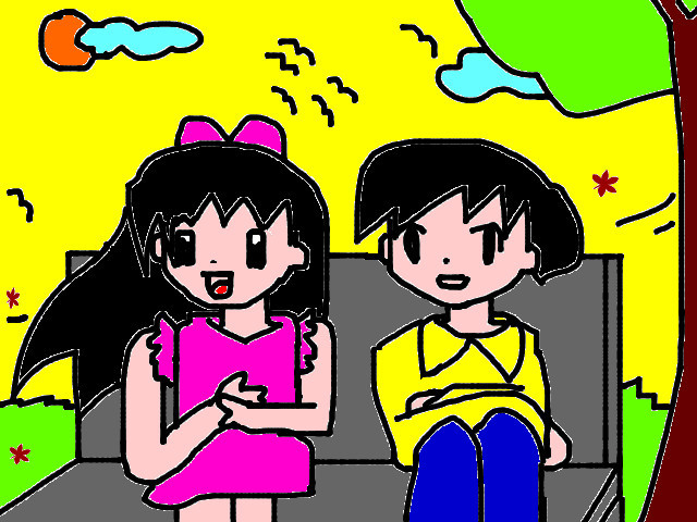 hoa-si-nhi/xem-tranh/40411/khoanh-khac-ben-nhau.html