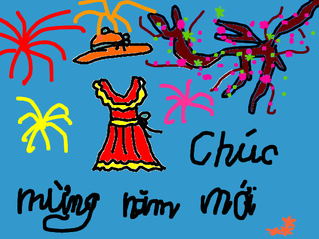 hoa-si-nhi/xem-tranh/41009/vay-dep-ngay-tet.html