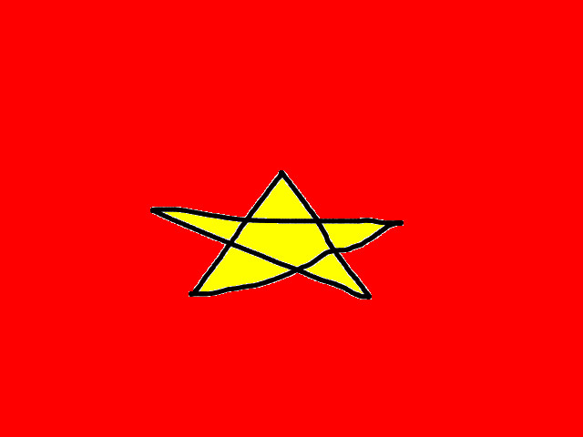 hoa-si-nhi/xem-tranh/41656/La-co-do-sao-vang.html
