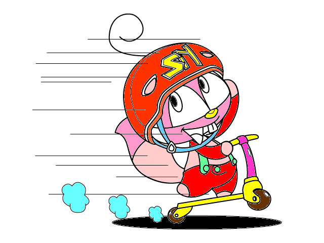 hoa-si-nhi/xem-tranh/42444/Soc-choi-scooter.html