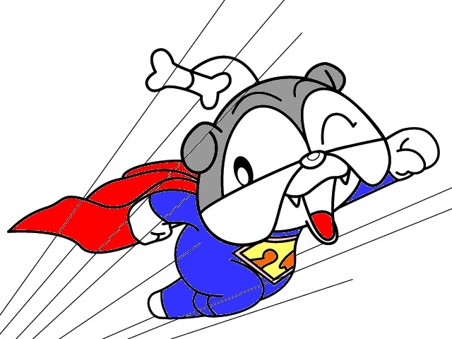hoa-si-nhi/xem-tranh/44766/Cho-bun-lam-Superman.html