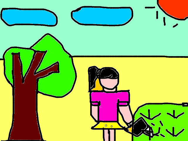 hoa-si-nhi/xem-tranh/45749/buoi-sang-cua-be-Bi.html
