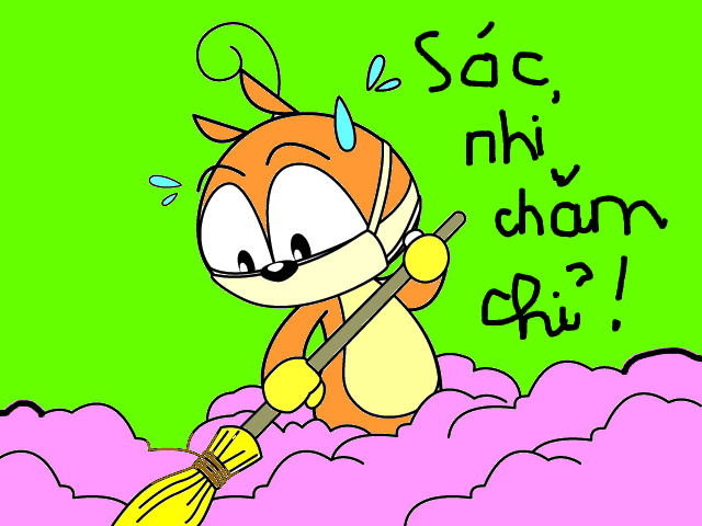 hoa-si-nhi/xem-tranh/46584/soc-nhi-lam-ve-sinh.html