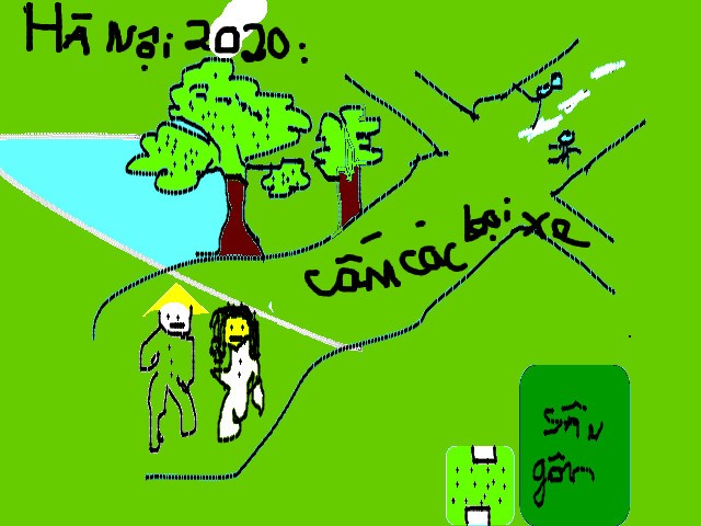 hoa-si-nhi/xem-tranh/47311/nam-2020-Ha-Noi-la-tuyen-duong-di-bo.html