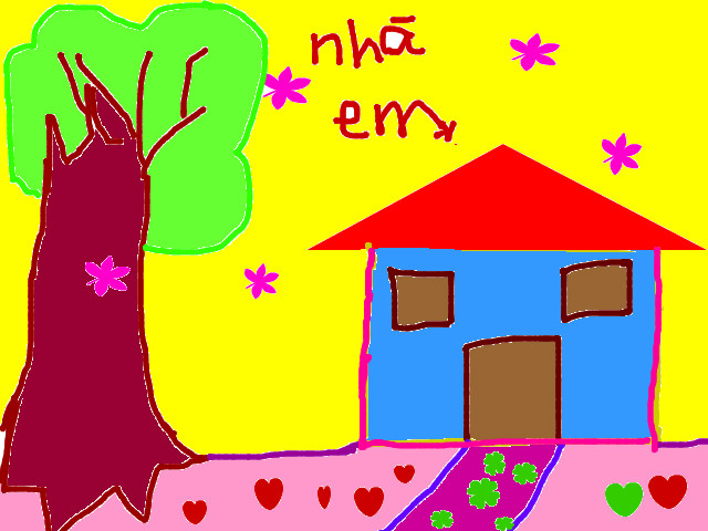 hoa-si-nhi/xem-tranh/47742/Mai-nha-than-yeu-cua-em.html