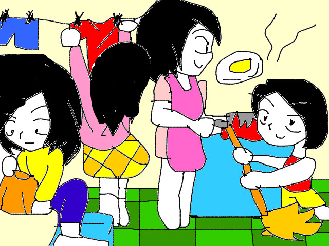hoa-si-nhi/xem-tranh/50848/Giup-me.html