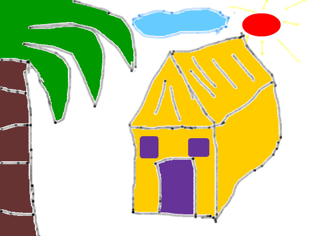 hoa-si-nhi/xem-tranh/51611/ngoi-nha-lang-que.html