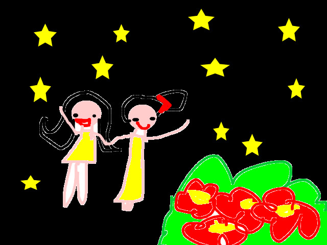 hoa-si-nhi/xem-tranh/51889/dem-trang-sao.html
