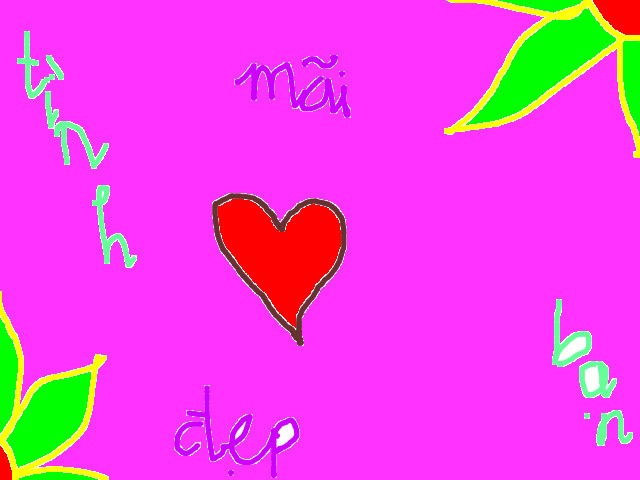 hoa-si-nhi/xem-tranh/52114/trai-tim-tinh-ban.html