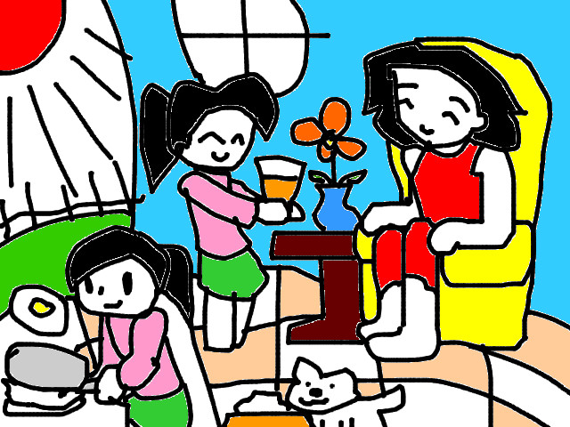 hoa-si-nhi/xem-tranh/52200/Giup-do-me.html