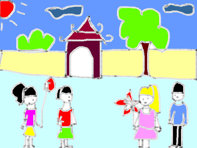 hoa-si-nhi/xem-tranh/55875/den-tham-Thang-Long.html