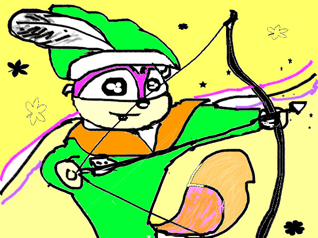 hoa-si-nhi/xem-tranh/59435/Robin-squirrel.html