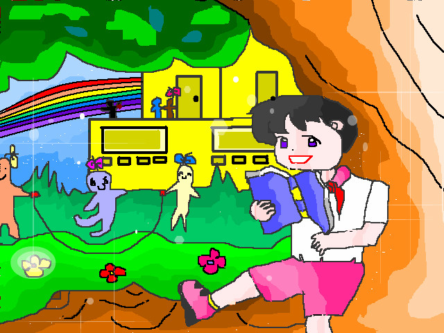 hoa-si-nhi/xem-tranh/61104/Em-yeu-truong-em.html