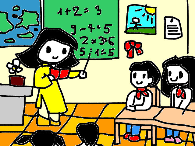 hoa-si-nhi/xem-tranh/61146/Gio-hoc-trong-lop.html