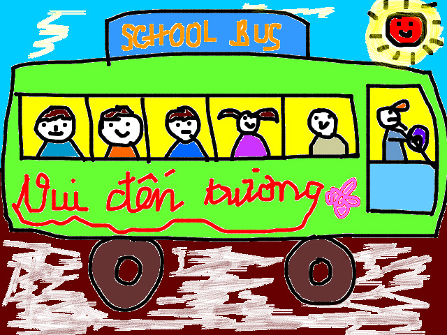 hoa-si-nhi/xem-tranh/61272/vui-den-truong.html